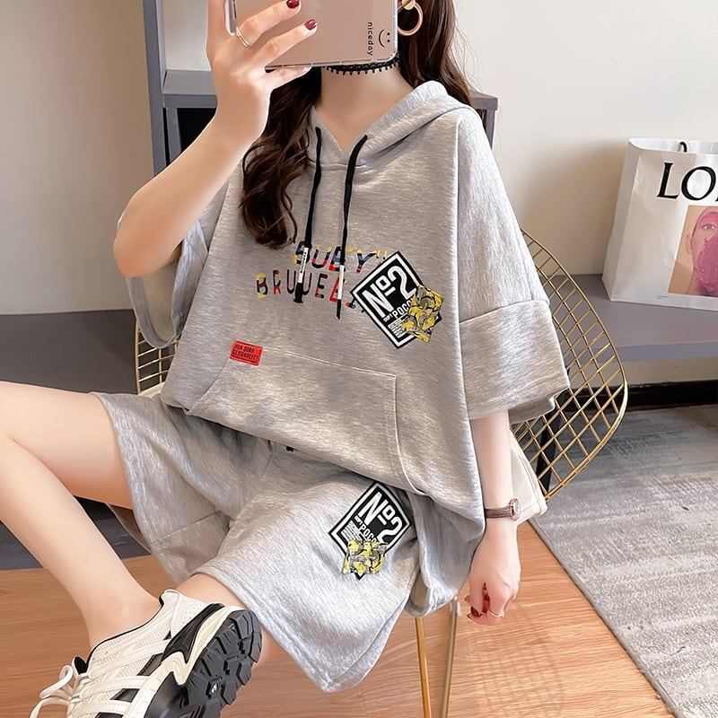 ファッション 切り替え 清涼感たっぷり ブラウス＋パンツ セットアップ＜F-3144＞