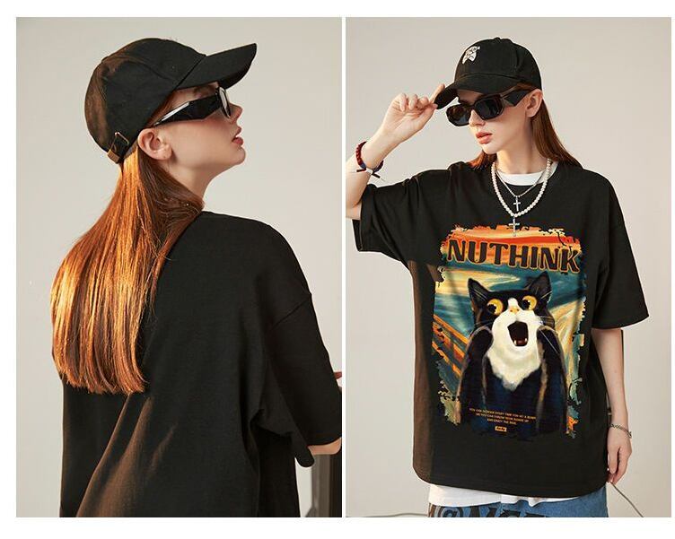絶対欲しい デザイン性抜群 売り切れ必至 ファッション プリント 4色選択 半袖Tシャツ＜F-9293＞