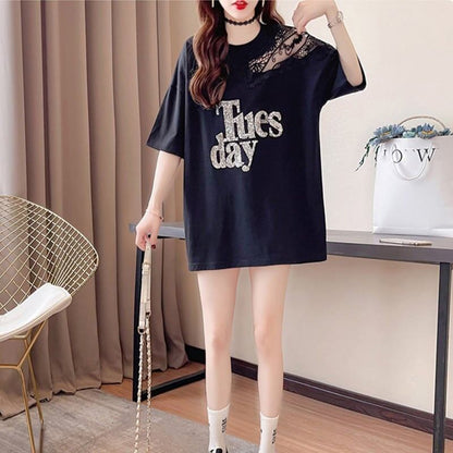 清純甘くて女子力UP   一目惚れ Tシャツ カットソー＜F-2950＞