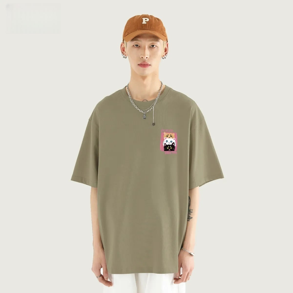 大好評 海外トレンド 定番シンプル 好感度UP カジュアル 全3色 半袖 Tシャツ ＜F-11283＞