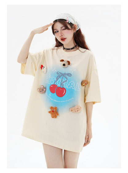 数量限定 ファッション アクティブも綺麗も叶う ゆったり 男女兼用 全3色 半袖Tシャツ＜F-9066＞