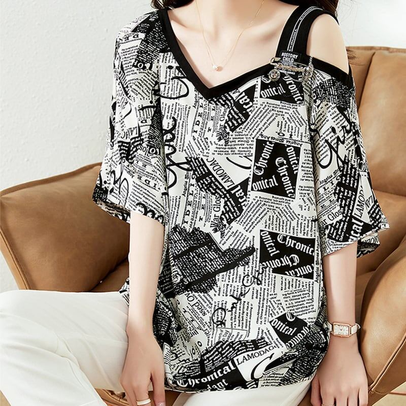 カジュアル   お洒落 Tシャツ カットソー＜F-3143＞