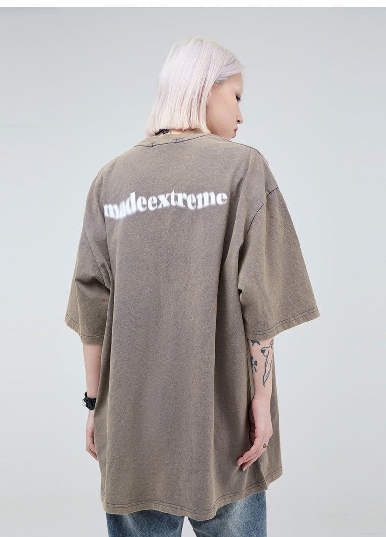 大注目   ストリート系 プリントTシャツ ＜F-2875＞