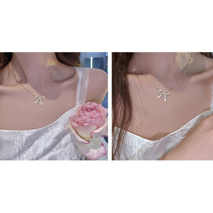 清純甘くて女子力UP 好感度満載 美感いっぱい ネックレス アクセサリー＜isf-3311＞