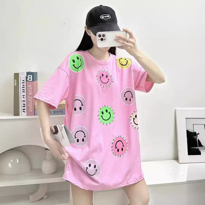 スウィート 好感度UP 海外トレンド カジュアル 全3色 半袖 Tシャツ ＜F-11506＞