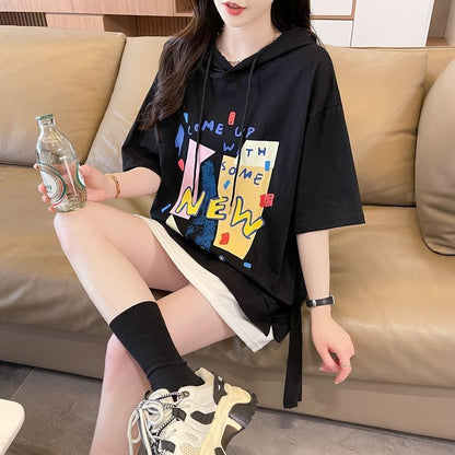 デザイン性抜群 偽二枚 ファッション 半袖 Tシャツ F-13333