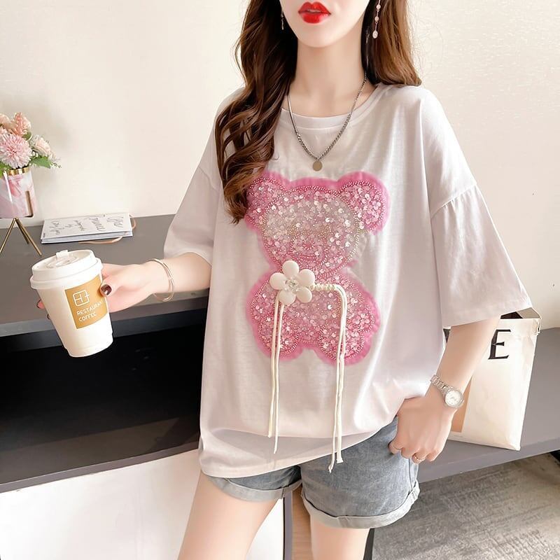 着心地抜群   女性力を高める Tシャツ カットソー＜F-3405＞