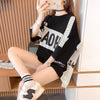 大好評   ストライプ柄 ロング Tシャツ 三色 ゆったりワンピース ＜F-4012＞