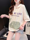 好感度UP 早い者勝ち 絶対流行 カジュアル 2色選択 Tシャツ<F-11678>
