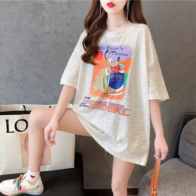 好感度満載   美感いっぱい Tシャツ カットソー＜F-3548＞