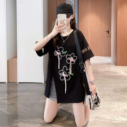 イレギュラー   カジュアル Tシャツ カットソー＜F-3496＞