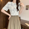 着回し力抜群 ホットダイヤモンド 定番シンプル 全2色 半袖Tシャツ カットソー ＜F-8591＞