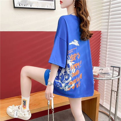 スタイリッシュ   一目惚れ Tシャツ カットソー＜F-3584＞