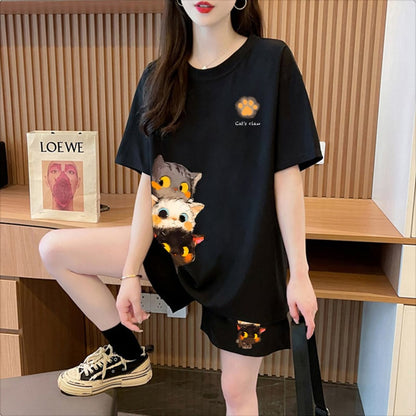 組み合わせやすい　半袖 Tシャツ＋パンツ 　セットアップ F-13148
