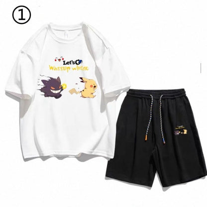 今季マストバイ ファッション男女兼用 超人気 Ｔシャツ+ パンツ セットアップ F-13271