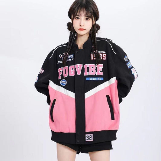 好感度100％ 着せ ファッション 英字ロゴ男女兼用 ジャケット F-10132