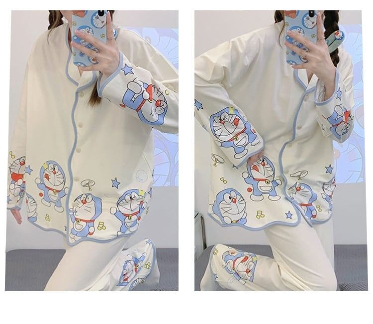 トップス+パンツセット パジャマ 組み合わせやすい F-6018