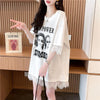 売り切れ必至 レース ファッション 切り替え ゆったり 半袖Tシャツ＜F-8480＞