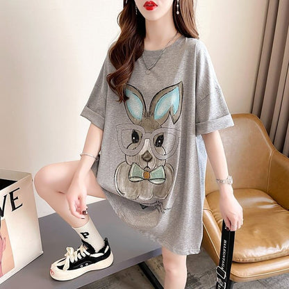 今季大好評   美感いっぱい Tシャツ カットソー＜F-3495＞