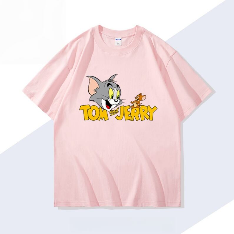男女兼用 シンプル 着心地良い ゆったり Tシャツ F-13189