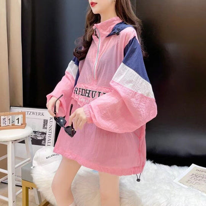 美人度アップ 売り切れ必至 ファッション 超人気 シンプル 透け感 日焼け対策 2色 シャツ ＜F-11465＞