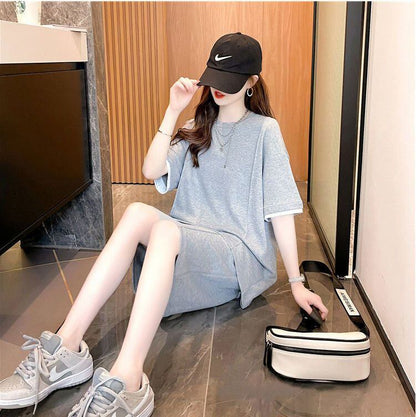 定番シンプル 半袖Ｔシャツⅹパンツセット全4色 カジュアル <F-8732>