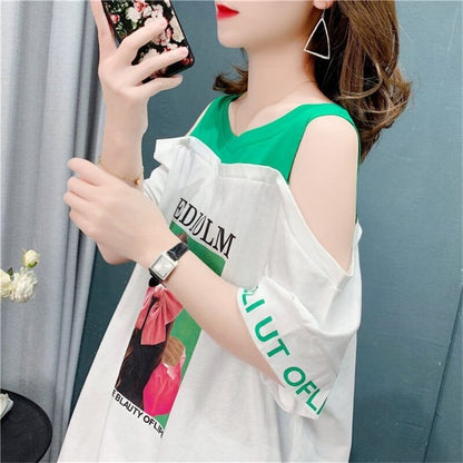 今季大好評   美感いっぱい Tシャツ カットソー＜F-3203＞