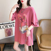 超人気 着心地抜群 オシャレ度満点 プリント全4色 Tシャツ カットソー＜F-8636＞