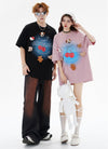 数量限定 ファッション アクティブも綺麗も叶う ゆったり 男女兼用 全3色 半袖Tシャツ＜F-9066＞