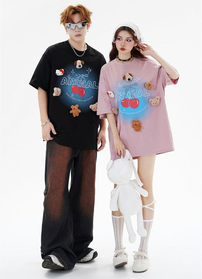 数量限定 ファッション アクティブも綺麗も叶う ゆったり 男女兼用 全3色 半袖Tシャツ＜F-9066＞