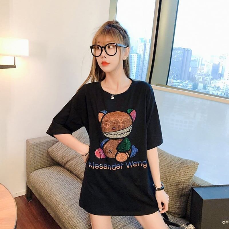 個性的なデザイン   一目惚れ Tシャツ カットソー＜F-3481＞