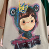 話題沸騰中 ビッグロゴ お勧めカラーマッチング ゆったり 半袖Tシャツ＜F-8350＞