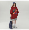 売り切れ必至 プリント ファッション 4色選択 半袖Tシャツ＜F-8594＞