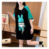 コットンパーソナライズジッパー大ポケットスリット半袖Tシャツ<F-2884>