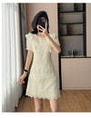 スウィート 早い者勝ち 絶対流行 カジュアル ワンピース<F-11735>