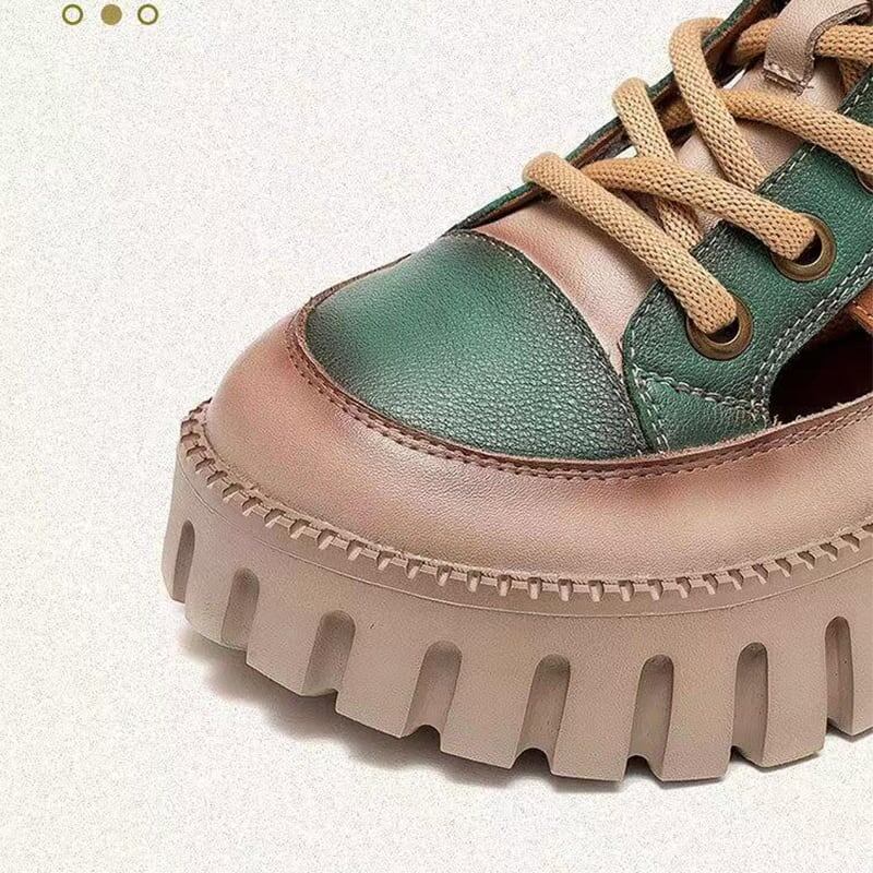 レトロ   オシャレ度満点 シューズ＜F-3446＞