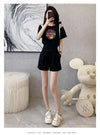 大人可愛い カジュアル 夏に嬉しい機能付き 半袖Ｔシャツⅹパンツセット全4色<F-11194>
