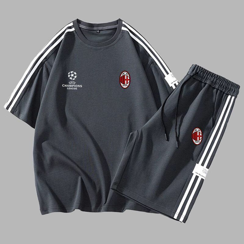 超人気 上質 男女兼用 スポーツ風 Tシャツ & ショーツ セットアップ F-13197