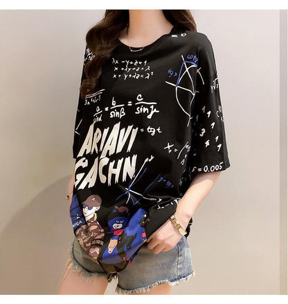 定番シンプル 絶対流行 超人気 早い者勝ち カジュアル 2色選択 Tシャツ<F-11500>