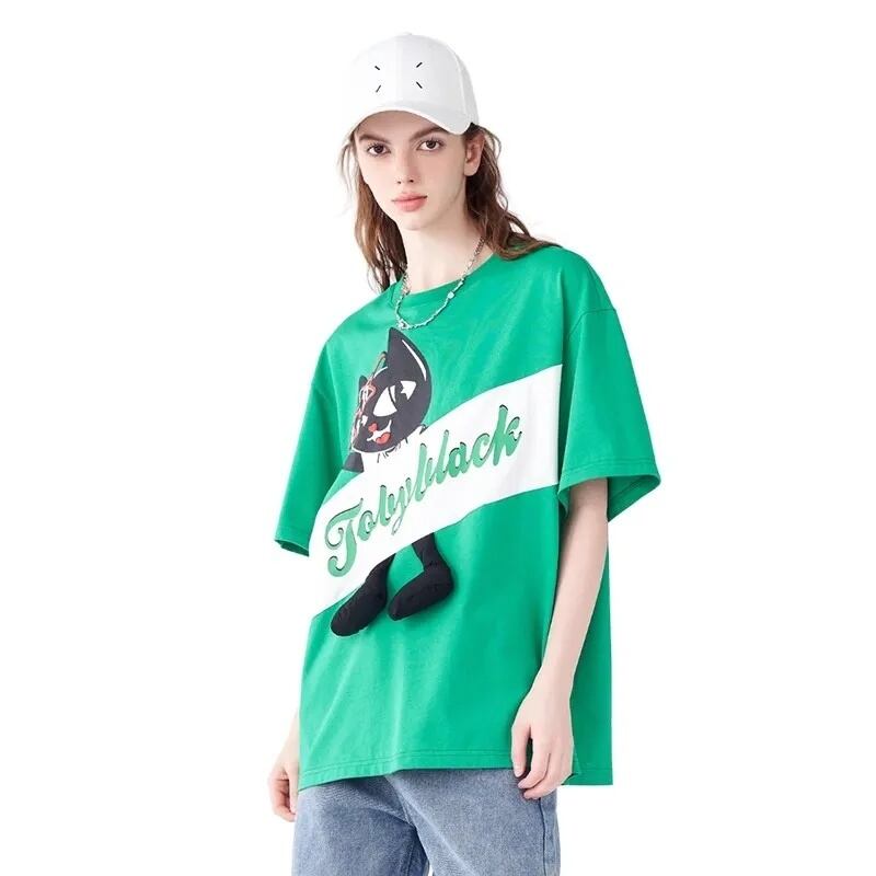 絶対欲しい 絶対流行 今季マストバイ 早い者勝ち カジュアル 2色選択 Tシャツ<F-11658>