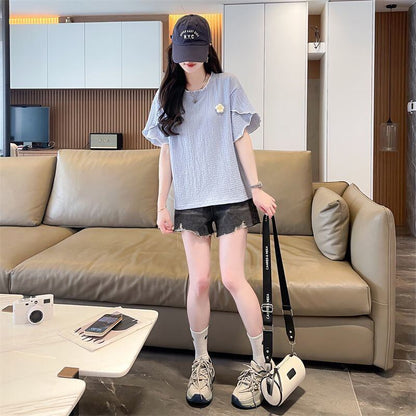 美人度アップ スウィート キュート 5色選択 半袖Tシャツ＜F-8578＞