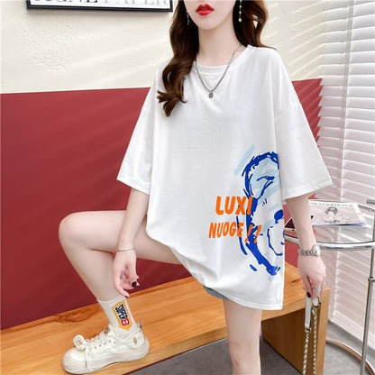 スタイリッシュ   一目惚れ Tシャツ カットソー＜F-3584＞