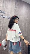 ファッション 美人度アップ おすすめ 好感度UP カジュアル 全4色 半袖 Tシャツ ＜F-11219＞
