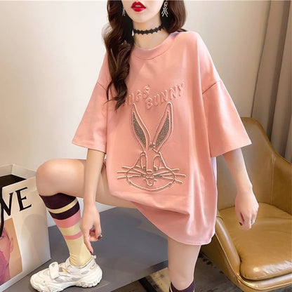 オシャレ度満点 切り替え 着心地抜群 プリント Tシャツ カットソー＜F-3549＞