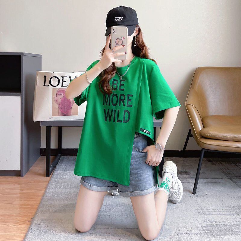 今季マストバイ タイルアップ ファッション感満々 プリント 4色選択 半袖Tシャツ＜F-9245＞