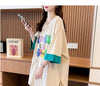 絶対欲しい プリント ラウンドネック 切り替え 全2色 半袖Tシャツ ＜F-8672＞