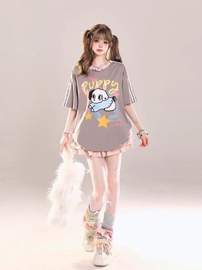 定番シンプル 絶対流行 売れ筋 早い者勝ち カジュアル 2色選択 Tシャツ<F-11462>