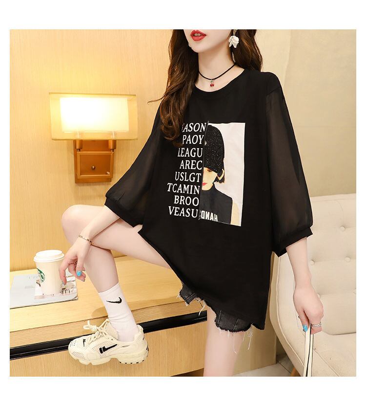 話題沸騰中 絶対流行 売れ筋 早い者勝ち カジュアル 2色選択 Tシャツ<F-11297>