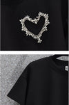 オシャレ度満点 切り替え 一目惚れ Tシャツ＋ショートパンツ セットアップ＜F-3573＞