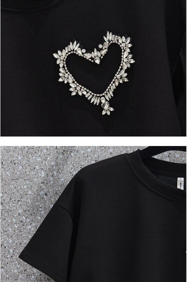 オシャレ度満点 切り替え 一目惚れ Tシャツ＋ショートパンツ セットアップ＜F-3573＞